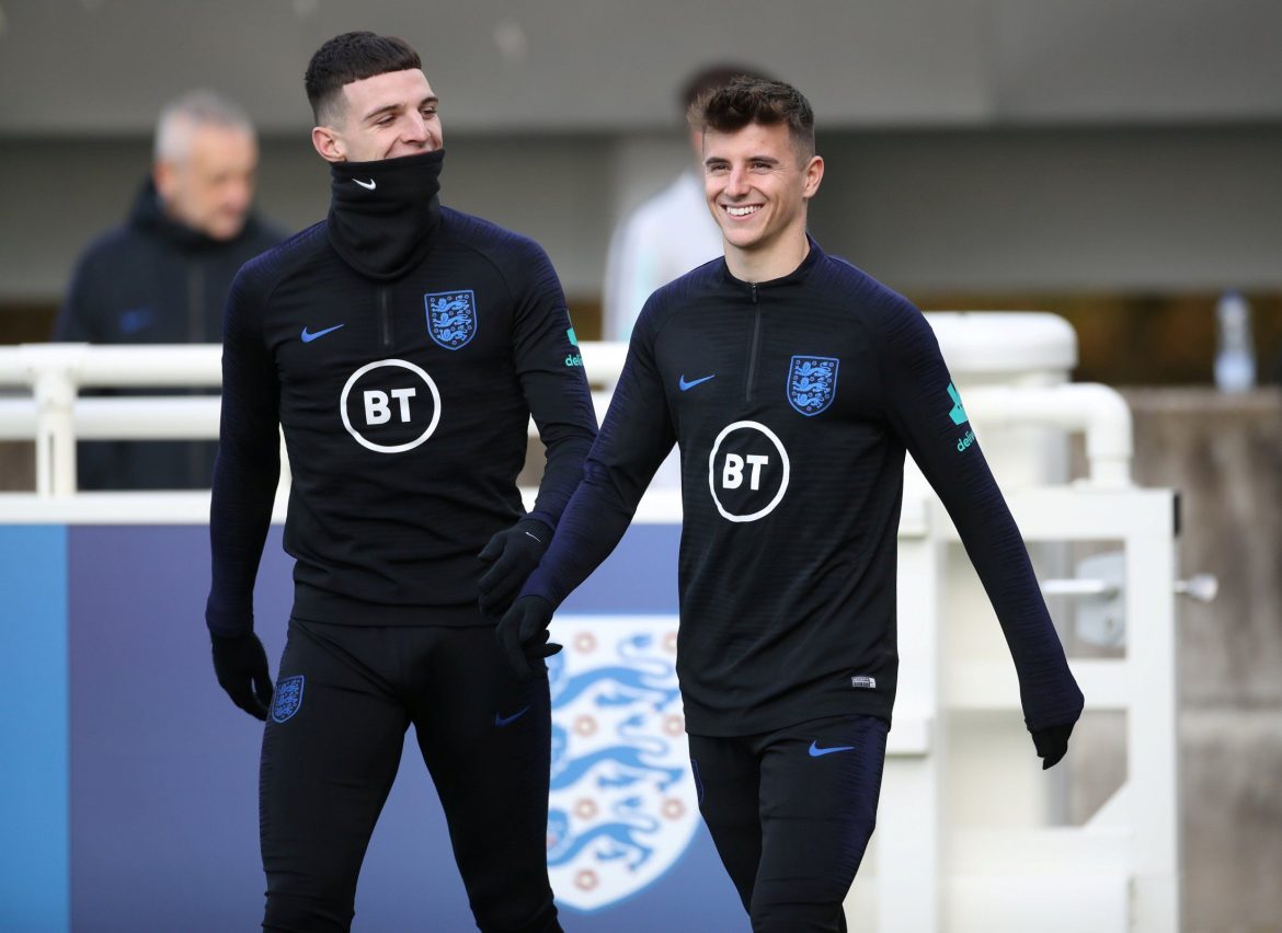 Declan Rice replies to Mason Mount on Instagram